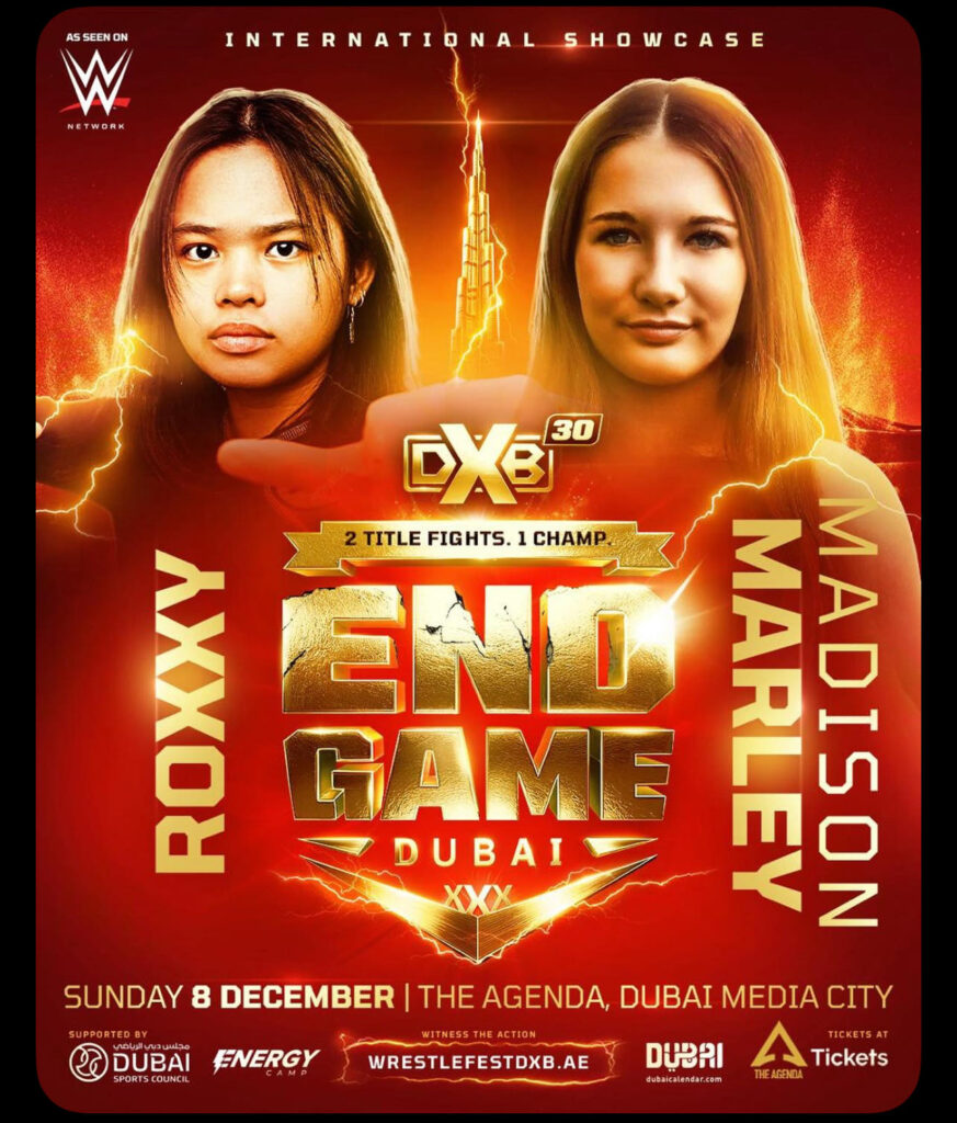 wrestling match in dubai madison marley